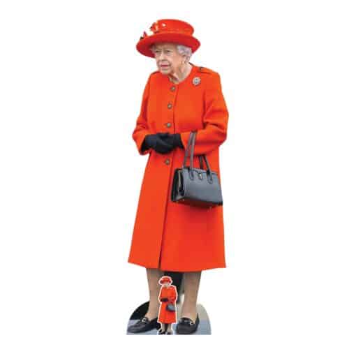 Queen Elizabeth II Red Lifesize Cardboard Cutout
