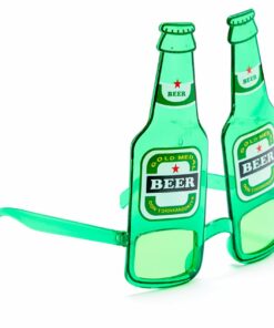 Beer Bottle Novelty Glasses