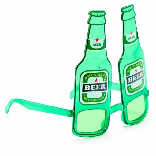 Beer Bottle Novelty Glasses