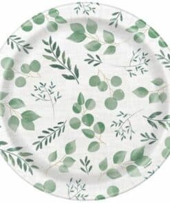 Botanical Paper Party Plates