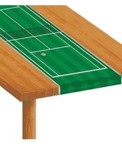 Tennis Court Printed Table Runner