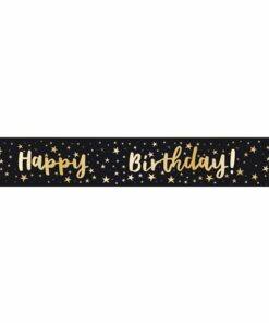 Happy Birthday Add an Age Foil Banner