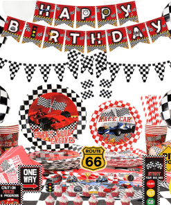 Racing Car Ultimate Themed Party Pack for 20 Guests (