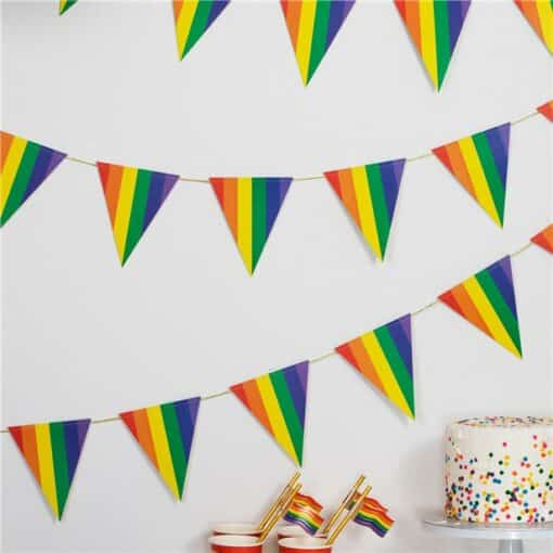 Rainbow Triangle Bunting