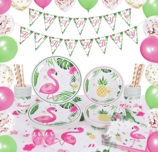 Ultimate Flamingo Party Pack For 16 Guests