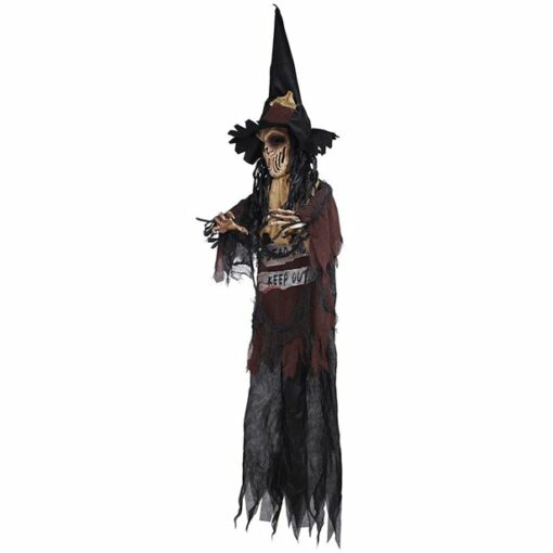 Animated Scary Scarecrow Halloween Prop Decoration