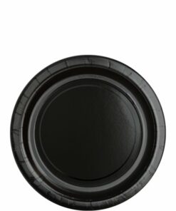 Black Paper Dessert Plates