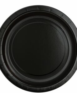 Black Paper Plates