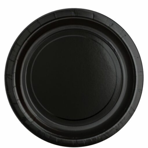 Black Paper Plates