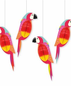 Hanging Parrot Decorations