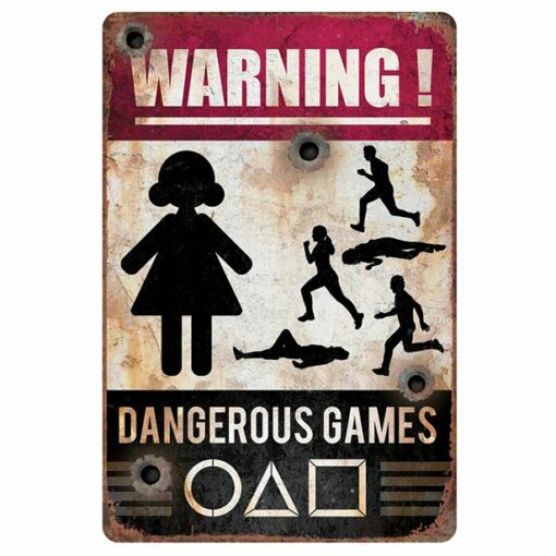 Dangerous Games Sign