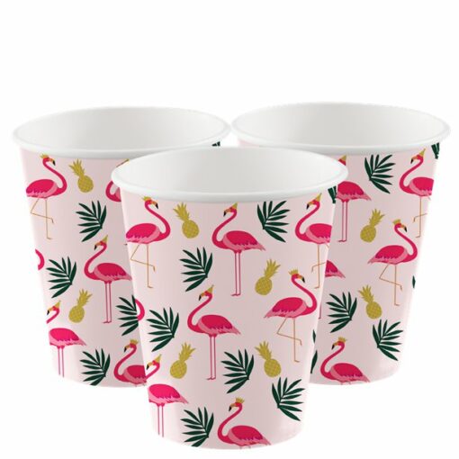 Flamingo Paper Cups