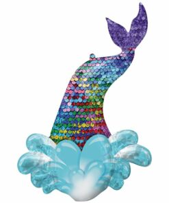 Mermaid Sequin Tail Giant Foil Balloon