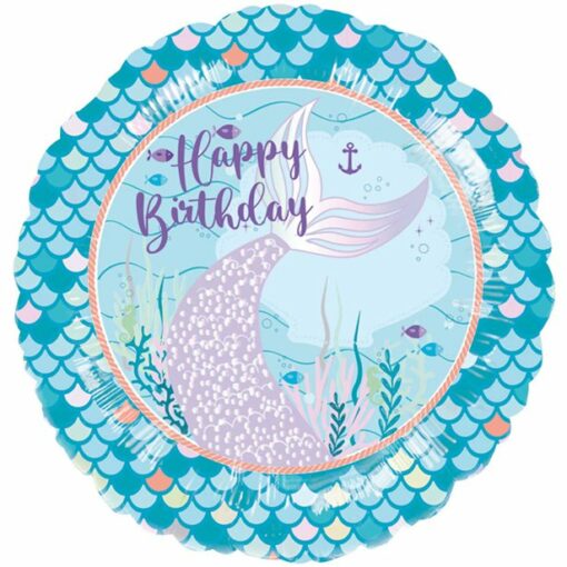 Mermaid Themed Foil Balloon