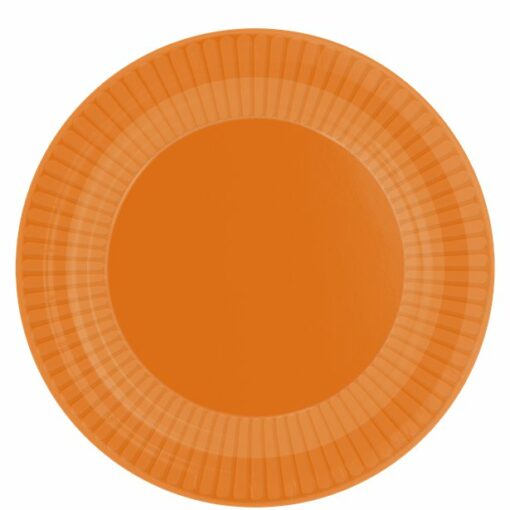 Orange Paper Plates - 23cm