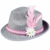 Pink Oktoberfest Fedora Hat