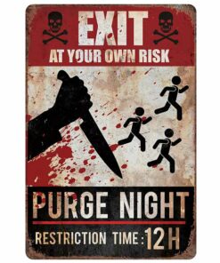 Purge Games Sign