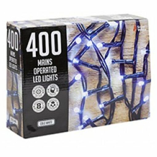 400 Cold White Outdoor LED Lights