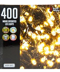 400 Warm White Outdoor LED Lights