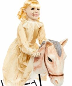 Animated Halloween Rocking Horse Dolly Prop