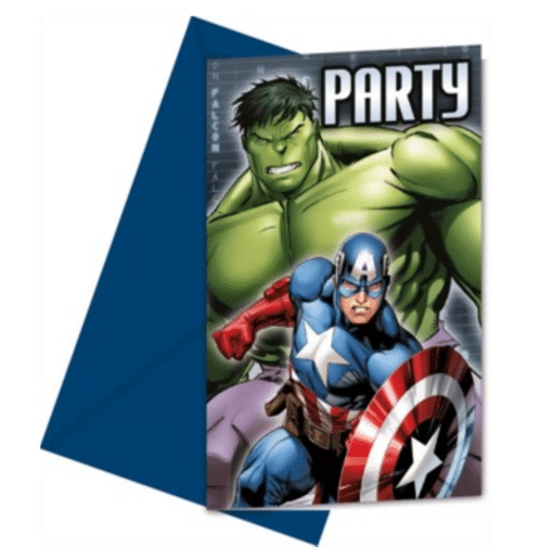 Avengers Invitations