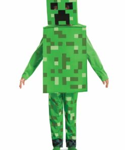 Creeper Minecraft Inspired Child Fancy Dress Costume