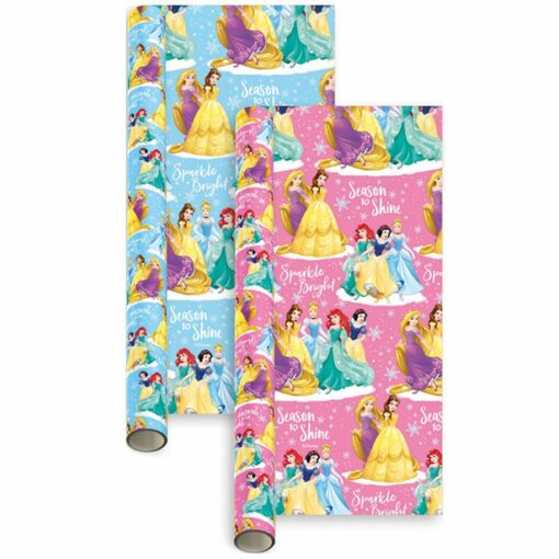 Princess Christmas Wrapping Paper 