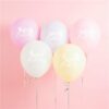 Eco Pastel Rainbow Happy Birthday Latex Balloons