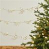 Gold Mistletoe Garland