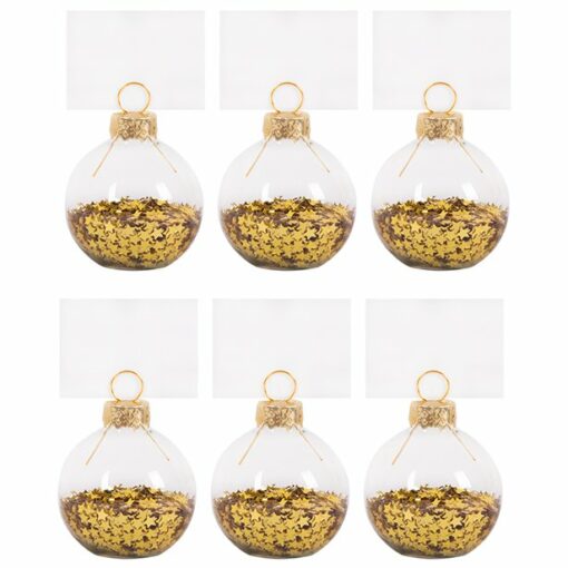 Gold Star Confetti Place Holders