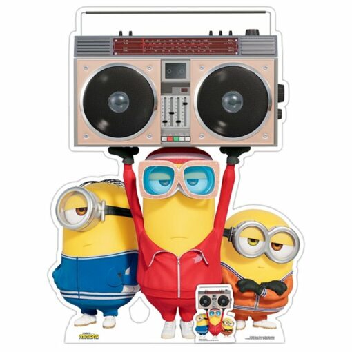 Minions 2 Boombox Group Medium Cardboard Cutout