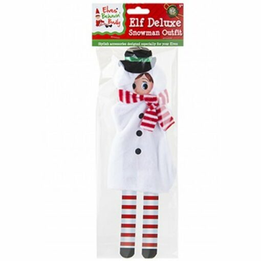 Naughty Elf Snowman Outfit