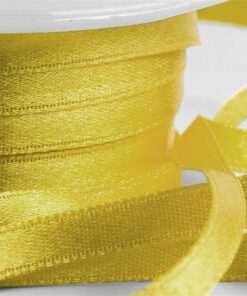 Old Gold Satin Ribbon