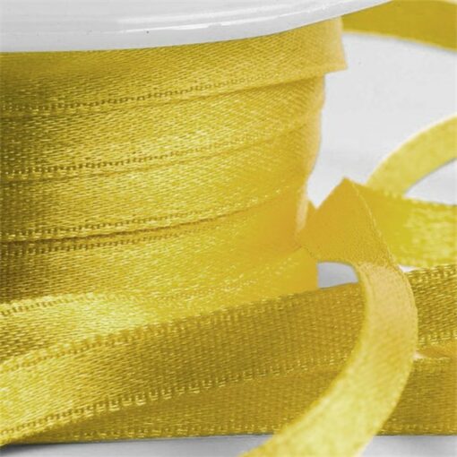 Old Gold Satin Ribbon