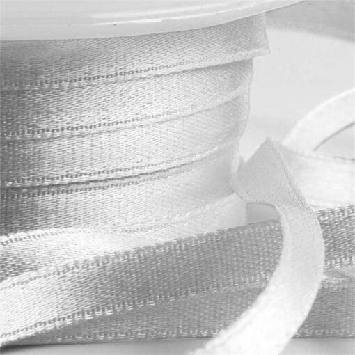 Silver Satin Ribbon