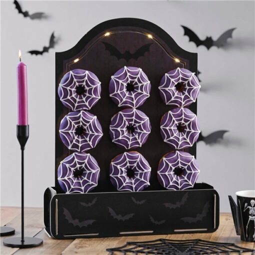 Halloween Tombstone Treat Stand with Lights