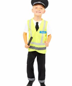 UK Police Officer Child Fancy Dress Costume