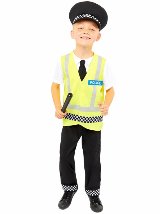 UK Police Officer Child Fancy Dress Costume