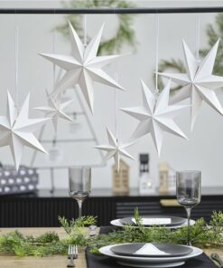 White Paper Hanging Stars