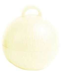 Ivory Cream Bubble Balloon Weight