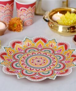 Diwali Shaped Paper Plates