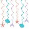 Mermaid Tales Swirl Hanging Decorations