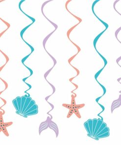 Mermaid Tales Swirl Hanging Decorations