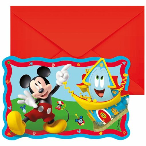 Mickey Mouse Rock The House Invitations