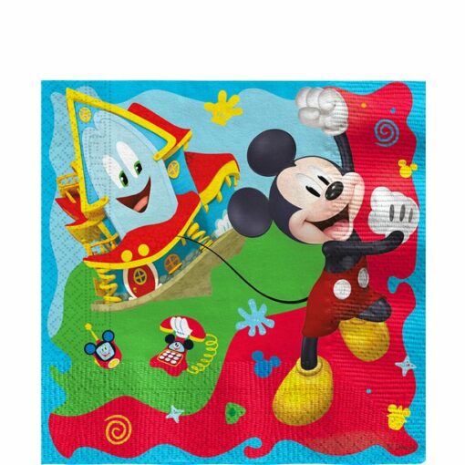 Mickey Mouse Rock The House Paper Napkins