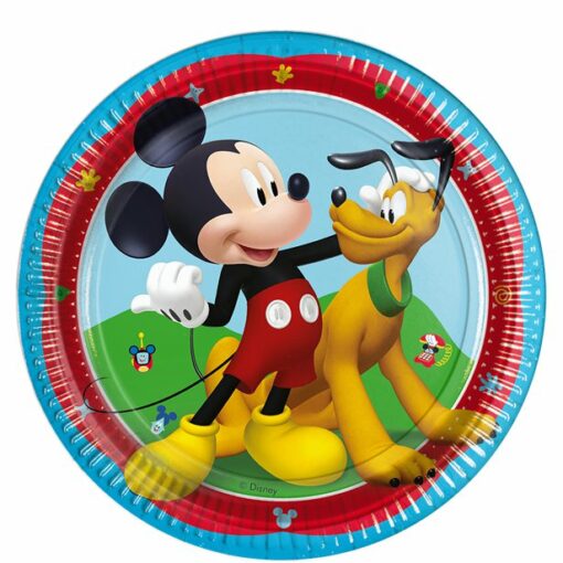 Mickey Mouse Rock The House Paper Plates