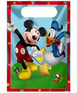 Mickey Mouse Rock The House Plastic Loot Bags