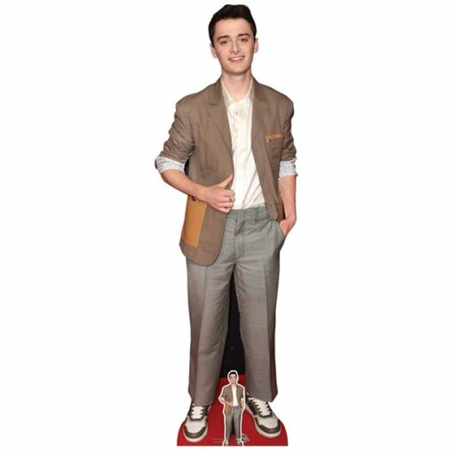 Noah Schnapp Brown Suit Stranger Things Lifesize Cardboard Cutout