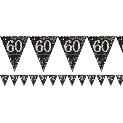 Sparkling Celebration 60th Foil Bunting