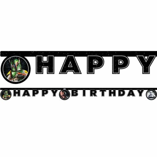 Star Wars Happy Birthday Banner